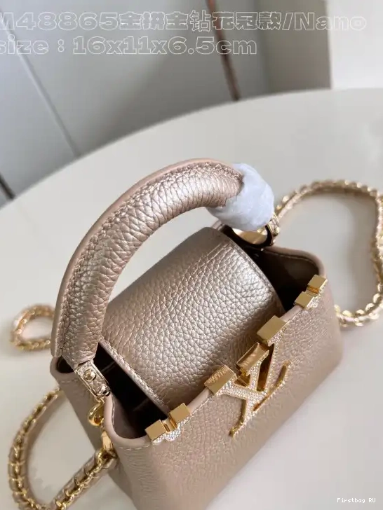 First bags ru VUITTON nano-16*11*6.5CM CAPUCINES LOUIS 0519